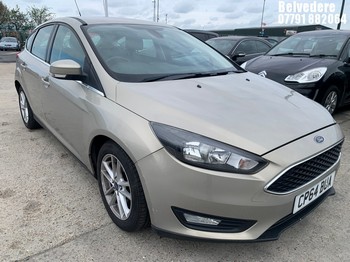Location: Belvedere - 2014 FORD FOCUS ZETEC AUTO 5 Door Hatchback REG: CP64BUA, 1596 PETROL, 6 Speed Auto Petrol, Former Keepers: 4, Keys: Yes, MOT Expiry date: 25.01.2027