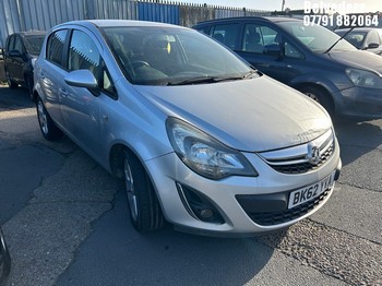 Location: Belvedere - 2012 VAUXHALL CORSA SXI AC 5 Door Hatchback REG: BK62YVA, Keys: No, MOT Expiry date: 11/04/2026, 1229 Petrol, 5 Speed Manual Petrol, Former Keepers: 7