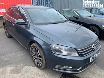 Location: Belvedere - 2012 VOLKSWAGEN PASSAT SPORT BLUEMOTN TEC 4 Door Saloon REG: RV12ZFP, Keys: No, MOT Expiry date: 13.01.2026, 1598 Diesel, 6 Speed Manual Diesel, Former Keepers: 4