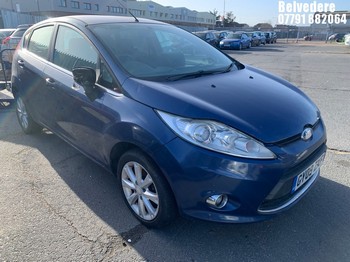 Location: Belvedere - 2009 FORD FIESTA ZETEC AUTO 5 Door Hatchback REG: GY09ZXF, Keys: No, MOT Expiry date: 08/04/2026, 1388 Petrol, 4 Speed Auto Petrol, Former Keepers: 4