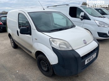 Location: Belvedere - 2011 FIAT FIORINO 16V MULTIJET Panel Van REG: KM11OLT, Keys: No, MOT Expiry date: 07/12/2026, 1248 Diesel, 5 Speed Manual Diesel, Former Keepers: 7