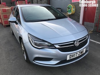 Location: Edinburgh - 2017 VAUXHALL ASTRA DESIGN 5 DOOR HATCHBACK REG: DV17ZWS, 1399cc PETROL, 5 SPEED MANUAL PETROL, Former Keepers: 1, Keys: Yes, MOT Expiry date: 31/03/2026