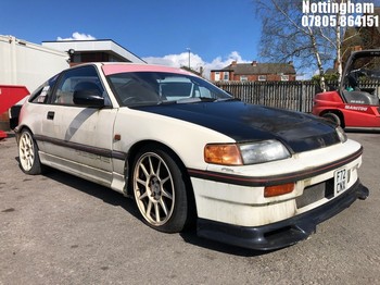 Location: Nottingham - 1988 HONDA CIVIC CRX 2 Door Saloon REG: F72CNX, Keys: No, MOT Expiry date: 02/04/2024, 1590 Petrol, 5 Speed Manual Petrol, Former Keepers: 8