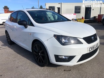 Location: Nottingham - 2015 SEAT IBIZA FR BLACK TSI 5 Door Hatchback REG: CV15LAO, 1197cc Petrol, 5 Speed Manual Petrol, Former Keepers: 1, Keys: Yes, MOT Expiry date: 18/03/2026