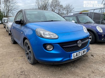 Location: Mitcham - 2017 VAUXHALL ADAM ENERGISED 3 Door Hatchback REG: LA17LWH, Keys: No, MOT Expiry date: 12/08/2025, 1229 Petrol, 5 Speed Manual Petrol, Former Keepers: 2