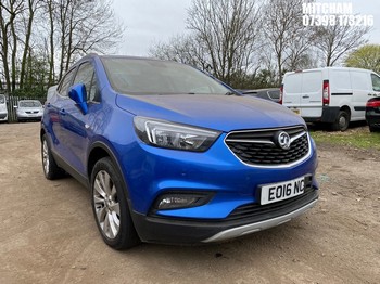 Location: Mitcham - 2016 VAUXHALL MOKKA SE TURBO AUTO 5 Door Hatchback REG: EO16NCY, Keys: No, MOT Expiry date: 17/04/2026, 1364 Petrol, 6 Speed Auto Petrol, Former Keepers: 3