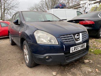 Location: Mitcham - 2007 NISSAN QASHQAI ACENTA 2WD CVT 5 Door Hatchback REG: LR07HRE, Keys: No, MOT Expiry date: 07/01/2025, 1997 Petrol, Variable Speed Auto Petrol, Former Keepers: 7