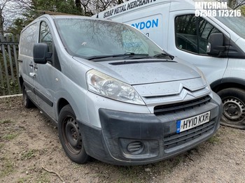 Location: Mitcham - 2010 CITROEN DISPATCH 1000 L1H1 Panel Van REG: HY10KXR, Keys: No, MOT Expiry date: 21/11/2026, 1997 Petrol, 5 Speed Manual Petrol, Former Keepers: 5