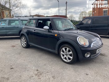Location: Nottingham - 2009 MINI ONE AUTO 3 Door Hatchback REG: LM09ACZ, Keys: No, MOT Expiry date: 12/05/2023, 1397 Petrol, 6 Speed Auto Petrol, Former Keepers: 6