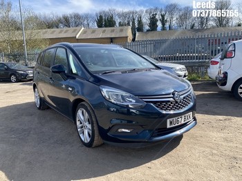 Location: Leeds - 2017 VAUXHALL ZAFIRA TOURER SRI NAV MPV REG: WU67BXK, 1364 PETROL, 6 Speed Manual Petrol, Former Keepers: 2, Keys: Yes, MOT Expiry date: 15-03-2026