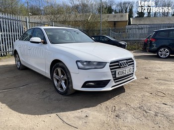 Location: Leeds - 2012 AUDI A4 SE TECHNIK TDI CVT 4 Door Saloon REG: KU62LKD, 1968cc Diesel, Variable 1 Speed Auto Diesel, Former Keepers: 7, Keys: No, MOT: Expiry date11-11-2026