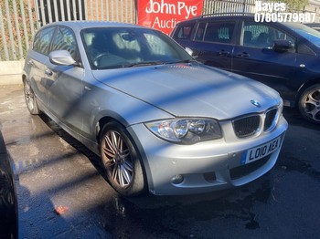 Location: Hayes - 2010 BMW 118D M SPORT 5 Door Hatchback REG: LO10AEA, 1995 Diesel, 6 Speed Manual Diesel, Former Keepers: 2, Keys: Yes, MOT Expiry date: 08/10/2025