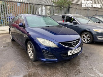 Location: Hayes - 2011 MAZDA 6 SAKATA 5 Door Hatchback REG: NU61SVG, Keys: No, MOT Expiry date: 17/10/2026, 1798 Petrol, 5 Speed Manual Petrol, Former Keepers: 4