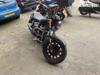 Location: Hayes - 2023 KEEWAY SUPERLIGHT 125 E5 Motorcycle REG: LR73GKE, Keys: No, MOT Expiry date: 28/02/2026, 124 Petrol, MANUAL, Former Keepers: 2