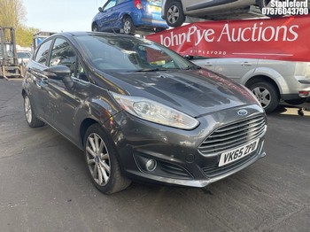 Location: Stapleford - 2015 FORD FIESTA TITANIUM TURBO 5 Door Hatchback REG: VK65ZPD, Keys: Yes, MOT Expiry date: 18/03/2027, 998 Petrol, 5 Speed Manual Petrol, Former Keepers: 5