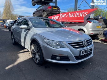 Location: Stapleford - 2010 VOLKSWAGEN PASSAT GT CC TDI 170 S-A Coupe REG: KP60KWW, Keys: Yes, MOT Expiry date: 07/12/2026, 1968 Diesel, 6 Speed Semi Auto Diesel, Former Keepers: 10