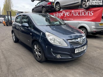 Location: Stapleford - 2009 VAUXHALL CORSA DESIGN AUTO 5 Door Hatchback REG: FE09WFT, Keys: Yes, MOT Expiry date: 30/12/2026, 1364 Petrol, 5 Speed Auto Petrol, Former Keepers: 5
