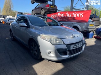 Location: Stapleford - 2011 RENAULT MEGANE DYNAMIQUE TTOM VVT Coupe REG: NX11ZFD, Keys: Yes, MOT Expiry date: 19/04/2026, 1598 Petrol, 5 Speed Manual Petrol, Former Keepers: 11