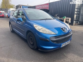 Location: Stapleford - 2006 PEUGEOT 207 S 5 Door Hatchback REG: DF06DVP, Keys: Yes, MOT Expiry date: 16/06/2026, 1360 Petrol, 5 Speed Manual Petrol, Former Keepers: 3