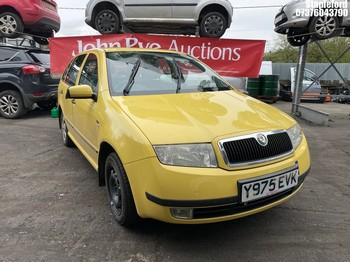 Location: Stapleford - 2001 SKODA FABIA COMFORT TDI Estate REG: Y975EVK, Keys: No, MOT Expiry date: 10/04/2026, 1896 Diesel, 5 Speed Manual Diesel, Former Keepers: 3