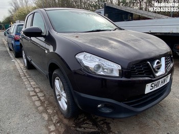 Location: Manchester - 2011 NISSAN QASHQAI ACENTA DCI 5 Door Hatchback REG: SH11HWT, 1995 Diesel, 6 Speed Manual Diesel, Former Keepers: 4, Keys: No, MOT Expiry date: 19/12/2025