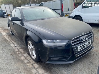 Location: Manchester - 2012 AUDI A4 SE TDI 4 Door Saloon REG: SO12AOK, 1968 Diesel, 6 Speed Manual Diesel, Former Keepers: 5, Keys: No, MOT Expiry date: 15/08/2025
