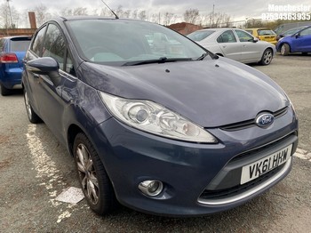Location: Manchester - 2011 FORD FIESTA ZETEC 5 Door Hatchback REG: VK61HHW, 1242 Petrol, 5 Speed Manual Petrol, Former Keepers: 5, Keys: No, MOT Expiry date: 21/09/2025
