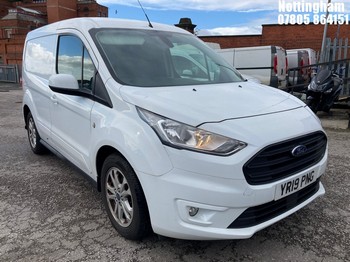 Location: Nottingham - 2019 FORD TRANSIT CONNECT 200 LTD T Panel Van REG: YR19PNG, 1499cc Diesel, 6 Speed Manual Diesel, Former Keepers: 1, Keys: Yes, MOT Expiry date: 24/10/2026
