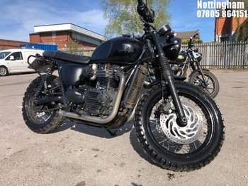 Location: Nottingham - 2019 TRIUMPH BONNEVILLE T120 BLACK Motorcycle REG: T12BVX, 1200cc Petrol, Manual, Former Keepers: 1, Keys: Yes, MOT Expiry date: 29/05/2026