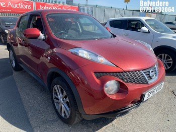 Location: BELVEDERE - 2011 NISSAN JUKE ACENTA SPORT 5 Door Hatchback REG: SP61VOD, 1598cc Petrol, 5 Speed Manual Petrol, Former Keepers: 5, Keys: Yes, MOT: Expiry date19.10.2026