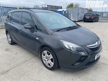 Location: Belvedere - 2016 VAUXHALL ZAFIRA TOURER EX CDTI ECO MPV REG: DN16OKO, 1598cc DIESEL, 6 SPEED MANUAL DIESEL, Former Keepers: 5, Keys: Yes, MOT Expiry date: 19/09/2026