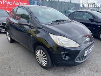Location: Belvedere - 2011 FORD KA STUDIO 3 Door Hatchback REG: NL11AFE, Keys: No, MOT Expiry date: 23/07/2026, 1242 Petrol, 5 Speed Manual Petrol, Former Keepers: 6