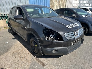 Location: Belvedere - 2008 NISSAN QASHQAI TEKNA 2WD 5 Door Hatchback REG: WN08BHP, Keys: No, MOT Expiry date: 15/11/2025, 1997 Petrol, 6 Speed Manual Petrol, Former Keepers: 3