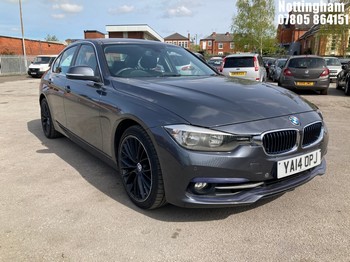 Location: Nottingham - 2014 BMW 320D LUXURY AUTO 4 Door Saloon REG: YA14OPJ, 1995 DIESEL, 8 Speed Auto Diesel, Former Keepers: 3, Keys: Yes, MOT Expiry date: 13/09/2026