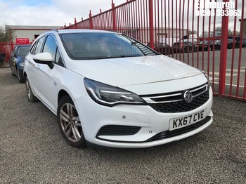 Location: Edinburgh - 2017 VAUXHALL ASTRA CDTI S/S Estate REG: KX67CVE, Keys: No, MOT Expiry date: 03/09/2026, 1598 Diesel, 6 Speed Manual Diesel, Former Keepers: 4