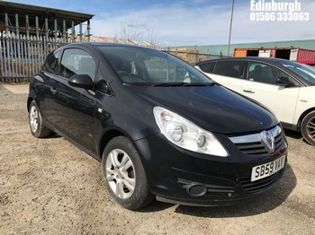 Location: Edinburgh - 2009 VAUXHALL CORSA ACTIVE 3 Door Hatchback REG: SB59VAV, Keys: No, MOT Expiry date: 18/12/2025, 1229 Petrol, 5 Speed Manual Petrol, Former Keepers: 2