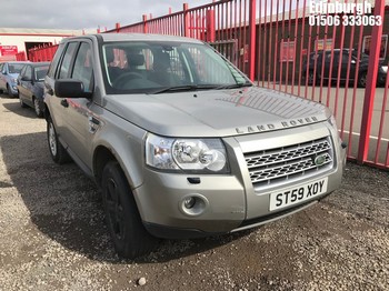 Location: Edinburgh - 2009 LAND ROVER FREELANDER GS TD4 E Estate REG: ST59XOY, Keys: No, MOT Expiry date: 21/10/2025, 2179 Diesel, 6 Speed Manual Diesel, Former Keepers: 5