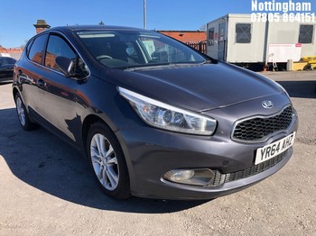 Location: Nottingham - 2014 KIA CEED 2 ECODYNAMICS CRDI 5 Door Hatchback REG: YR64AHZ, Keys: No, MOT Expiry date: 22/10/2025, 1582 Diesel, 6 Speed Manual Diesel, Former Keepers: 6