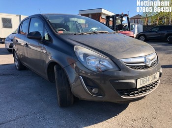 Location: Nottingham - 2014 VAUXHALL CORSA SXI AC 5 Door Hatchback REG: DS14JWC, Keys: No, MOT Expiry date: 05/09/2025, 1229 Petrol, 5 Speed Manual Petrol, Former Keepers: 4
