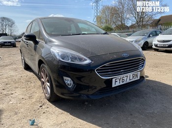 Location: Mitcham - 2017 FORD FIESTA TITANIUM TURBO 5 Door Hatchback REG: FY67LRN, Keys: No, MOT Expiry date: 08/06/2026, 998 Petrol, 6 Speed Manual Petrol, Former Keepers: 2