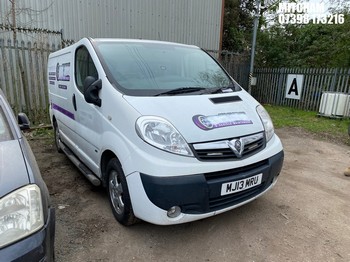 Location: Mitcham - 2013 VAUXHALL VIVARO 2700 SPORTIVE CDTI Panel Van REG: MJ13MRU, Keys: No, MOT Expiry date: 25/07/2026, 1995 Diesel, 6 Speed Manual Diesel, Former Keepers: 5
