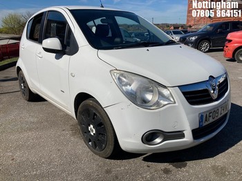 Location: Nottingham - 2009 VAUXHALL AGILA CLUB AC 5 Door Hatchback REG: AF09ZYK, Keys: No, MOT Expiry date: 08/05/2026, 996 Petrol, 5 Speed Manual Petrol, Former Keepers: 6