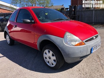 Location: Nottingham - 2008 FORD KA STUDIO 3 Door Hatchback REG: HY08XHJ, Keys: No, MOT Expiry date: 26/10/2025, 1297 Petrol, 5 Speed Manual Petrol, Former Keepers: 2