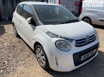 Location: Peterborough - 2016 CITROEN C1 FEEL 5 Door Hatchback REG: BD16YKS, Keys: No, MOT Expiry date: 07/01/2026, 998 Petrol, 5 Speed Manual Petrol, Former Keepers: 5