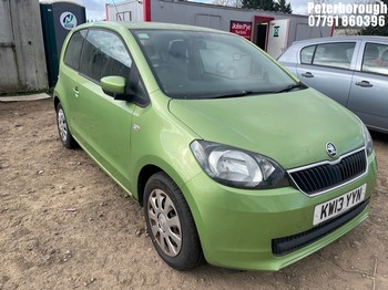 Location: Peterborough - 2013 SKODA CITIGO SE GREENTECH 3 Door Hatchback REG: KW13YYN, Keys: No, MOT Expiry date: 24/11/2025, 999 Petrol, 5 Speed Manual Petrol, Former Keepers: 2