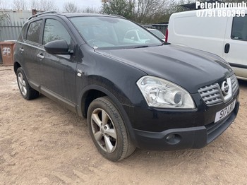 Location: Peterborough - 2009 NISSAN QASHQAI N-TEC DCI 5 Door Hatchback REG: S17LRO, Keys: No, MOT Expiry date: 31/03/2026, 1461 Diesel, 6 Speed Manual Diesel, Former Keepers: 10