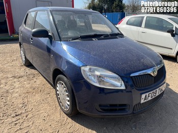 Location: Peterborough - 2009 SKODA FABIA 1 HTP 60 5 Door Hatchback REG: AF09TWC, Keys: No, MOT Expiry date: 16/07/2026, 1198 Petrol, 5 Speed Manual Petrol, Former Keepers: 3