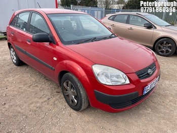 Location: Peterborough - 2007 KIA RIO GS CRDI 5 Door Hatchback REG: GJ07GHG, Keys: No, MOT Expiry date: 01/03/2025, 1493 Diesel, 5 Speed Manual Diesel, Former Keepers: 3