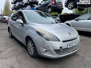 Location: Stapleford - 2010 RENAULT GR SCENIC PR-LEGE DCI 106 MPV REG: NX10YAH, Keys: Yes, MOT Expiry date: 13/07/2026, 1461 Diesel, 6 Speed Manual Diesel, Former Keepers: 8