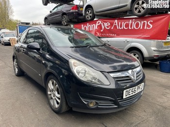 Location: Stapleford - 2007 VAUXHALL CORSA SXI 3 Door Hatchback REG: DE56PFJ, Keys: Yes, MOT Expiry date: 26/03/2026, 1229 Petrol, 5 Speed Manual Petrol, Former Keepers: 9